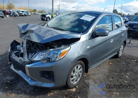2021 Mitsubishi Mirage from USA, damaged, VIN ML32AUHJ8MH000834